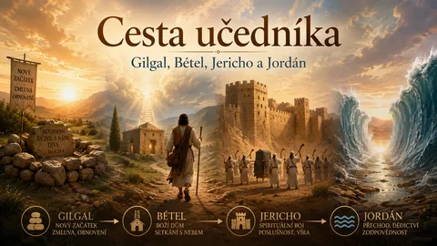 Cesta učedn&iacute;ka: Gilgal, B&eacute;tel, Jericho a Jord&aacute;n