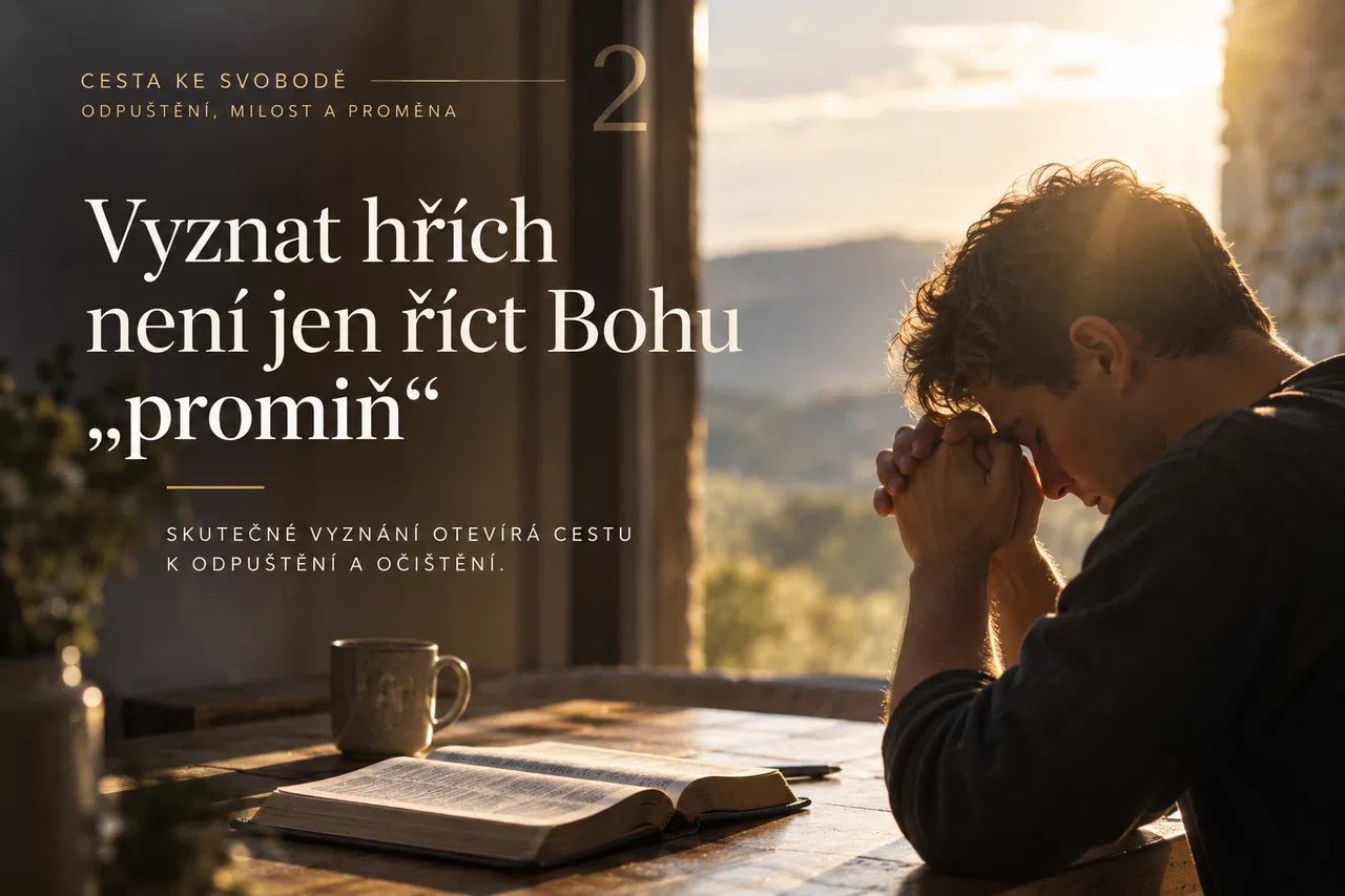 Vyznat hř&iacute;ch nen&iacute; jen ř&iacute;ct Bohu &bdquo;promiň&ldquo;
